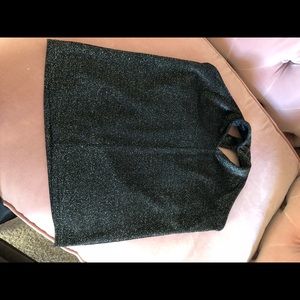 Black simmering halter to. Worn only once!